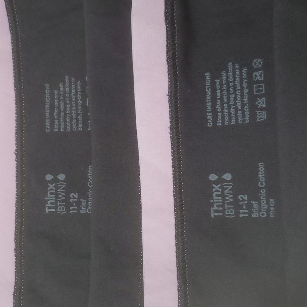 THINX  GIRLS  PERIOD  BRIEF   NEW  NO TAG, - Picture 5 of 7